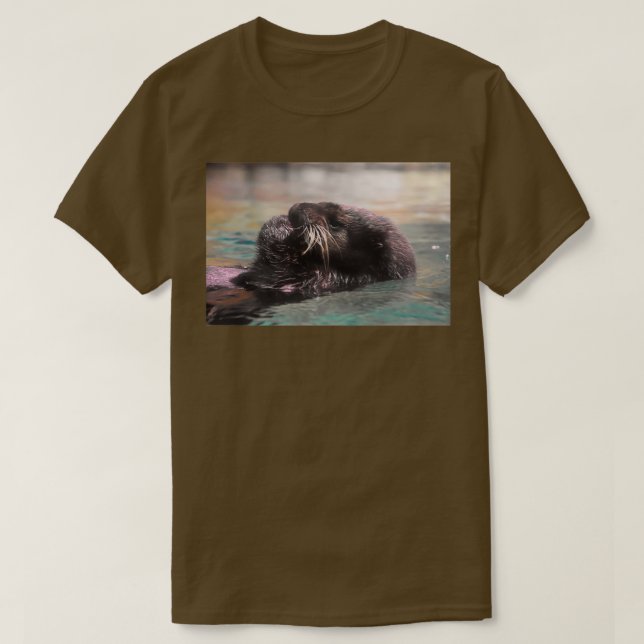 Sea Otter im Georgia Aquarium T-Shirt (Design vorne)