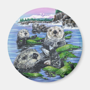 Sea Otter Magnet