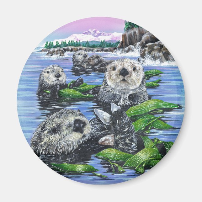 Sea Otter Magnet (Vorne)