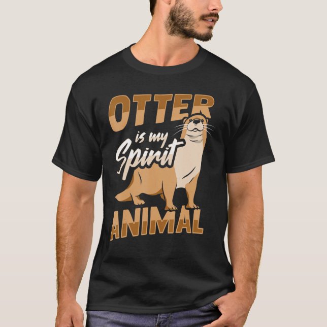 Sea Otter Pun For A Zoo Animal T-Shirt (Vorderseite)