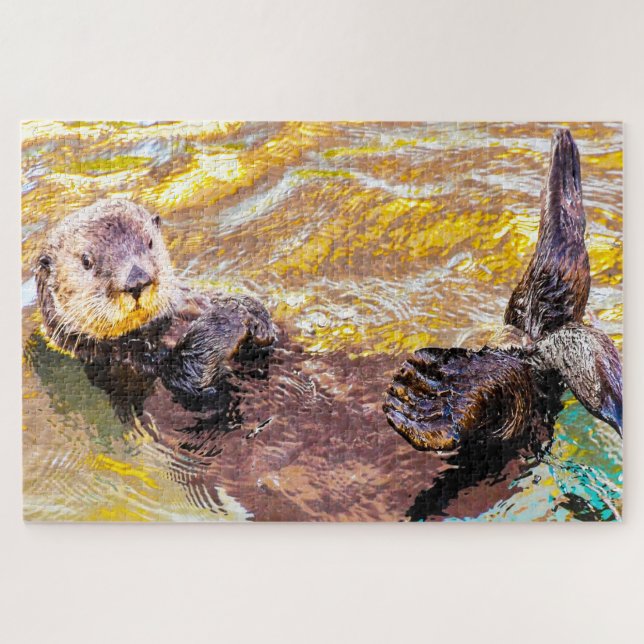 Sea Otter Puzzle (Horizontal)
