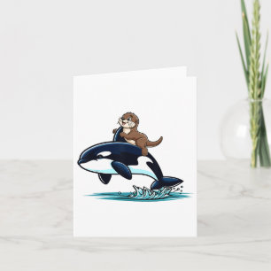 Sea Otter Reiten Orca Kostüm Seeparadies Leventina Karte
