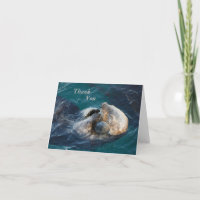 Sea Otter Vielen Dank Karte
