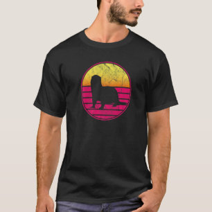 Sea Otter Vintag Sunset Retro Niedliche Fraueninse T-Shirt