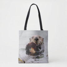 Sea Otters Liebe Crazy for Breakfast