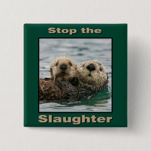 Sea Otters - Stoppt das Schlachten Button