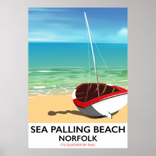 Sea Palling Beach Norfolk Strandposter Poster