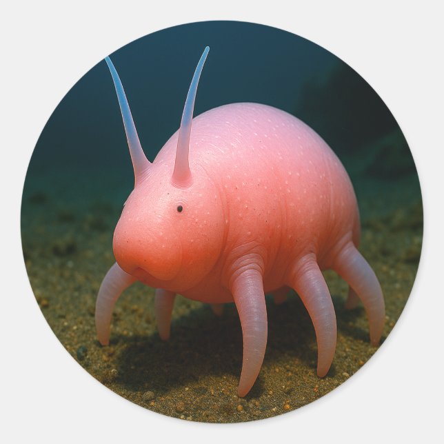 Sea Pig Überraschung Runder Aufkleber (Vorderseite)