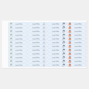 Sea Pirates Kinderzimmer Day Care Name Kleidung Etiketten