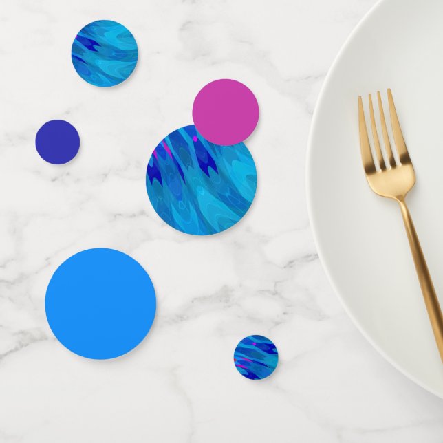 Sea Ripple Table Confetti Konfetti (Gruppe)