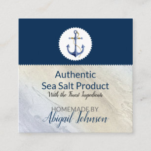 Sea Salt Clay Nautical Beach Handmade Artisan Tag