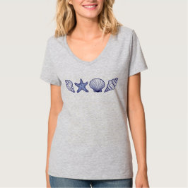 Sea Shell Summer Woman  T-Shirt