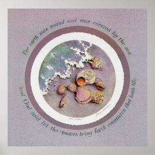 SEA SHELLS by SHARON SHARPE Poster