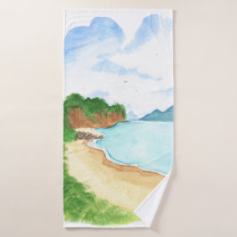Sea Shore Beach  Badehandtuch