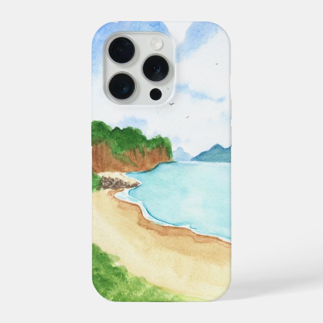 Sea Shore Beach  iPhone Hülle (Rückseite)