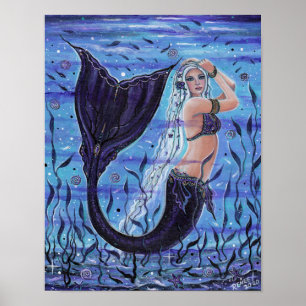 Sea Sinti und Roma mermaid von Renee Lavoie Poster