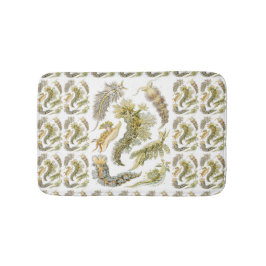 Sea Slugchia von Ernst Haeckel, Vintage Nudibranch Badematte