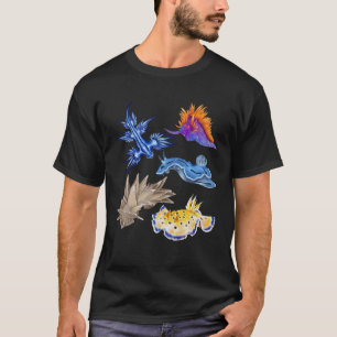 Sea Slugs NudiBranch Meerestierbiologe Aquar T-Shirt