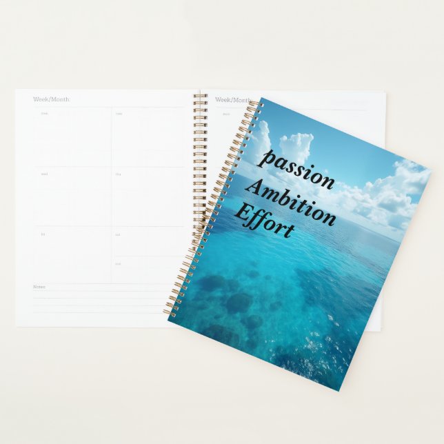 Sea Spiral Foto Notebook Planer (Anzeige)