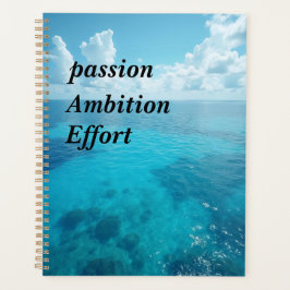 Sea Spiral Foto Notebook Planer