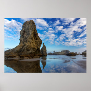 Sea Stacks on Bandon Beach in Bandon, Oregon 1 Poster