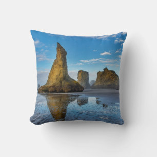 Sea Stacks on Bandon Beach in Bandon, Oregon 3 Kissen