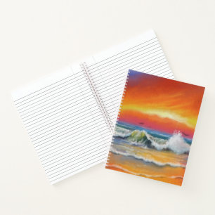 Sea Sunrise Notebook Notizbuch