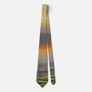 Sea Sunset Colors Neck Tie Krawatte