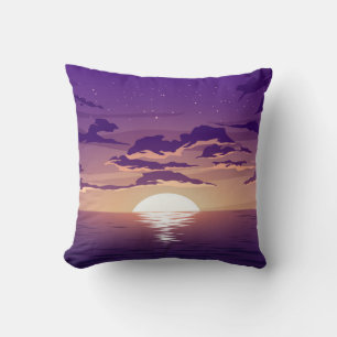 Sea Sunset Kissen