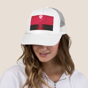 Sea Sunset Liebe Trucker Hat Herz Romantisch Truckerkappe