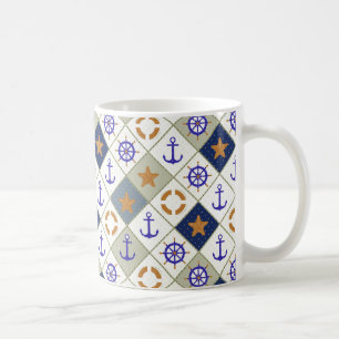 Sea Theme Muster 2 Tasse