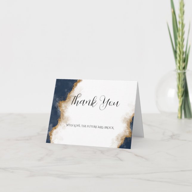 Sea Themed Vielen Dank Card Dankeskarte (Vorderseite)