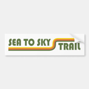 Sea to Sky Train British Columbia Autoaufkleber