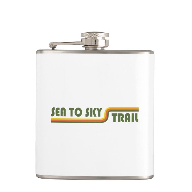 Sea to Sky Train British Columbia Flachmann (Vorderseite)