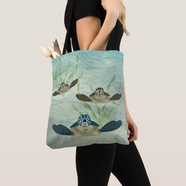 Sea Turtle Allover Tasche (Von Nahem)
