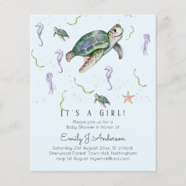 Sea Turtle and Friends Baby Boy oder Girl Shower I