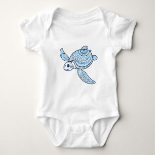 Sea Turtle Baby Bodysuit Strampler