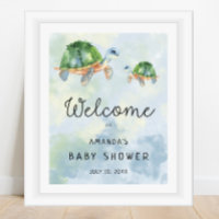 Sea Turtle - BABY Dusche Begrüßungszeichen