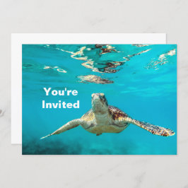Sea Turtle Birthday Einladung