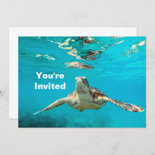 Sea Turtle Birthday Einladung