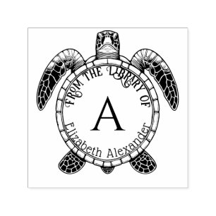 Sea Turtle Bly View Name Erstbibliothek Permastempel