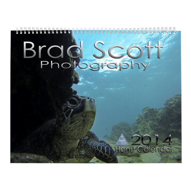Sea Turtle Calendar by Brad Scott Fotografy Kalender (Titelbild)