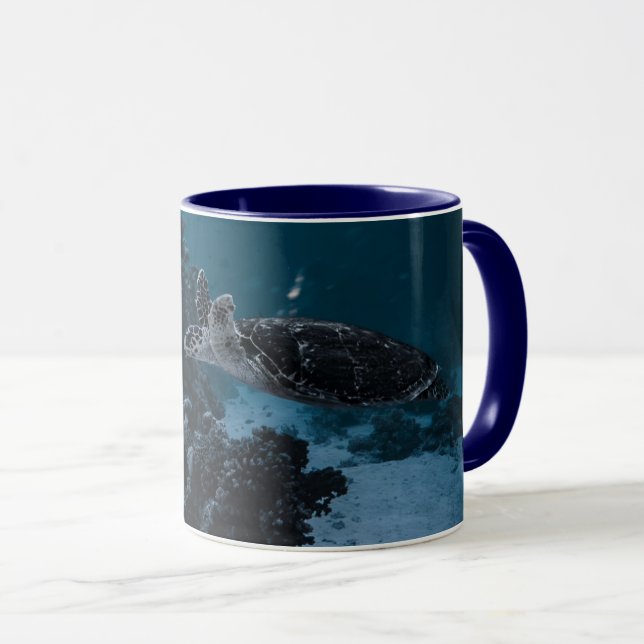Sea Turtle Combo Tasse - Tiefseetauchen (VorderseiteRechts)
