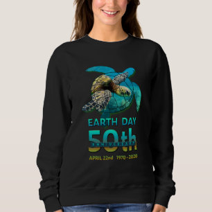 Sea Turtle Earth Day 50. Jahrestag Geschenk Sweatshirt