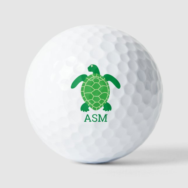 Sea Turtle Golf Balls Golfball (Vorderseite)