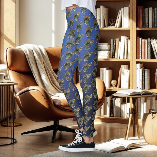 Sea Turtle Green Blue Leggings (Von Creator hochgeladen)