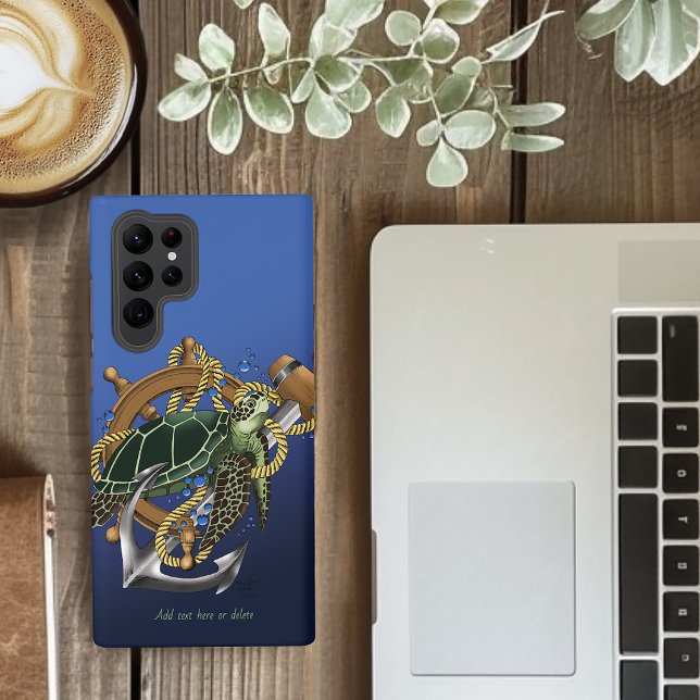 Sea Turtle Green Blue Samsung Galaxy Hülle (Von Creator hochgeladen)