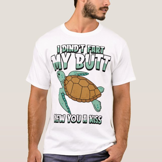 Sea Turtle Humorous T-Shirt (Vorderseite)