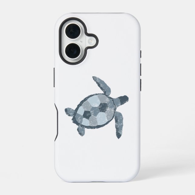 Sea Turtle iPhone Case 16 Hülle (Rückseite)