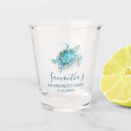 Sea Turtle Junggeselinnen-Abschied Schnapsglas